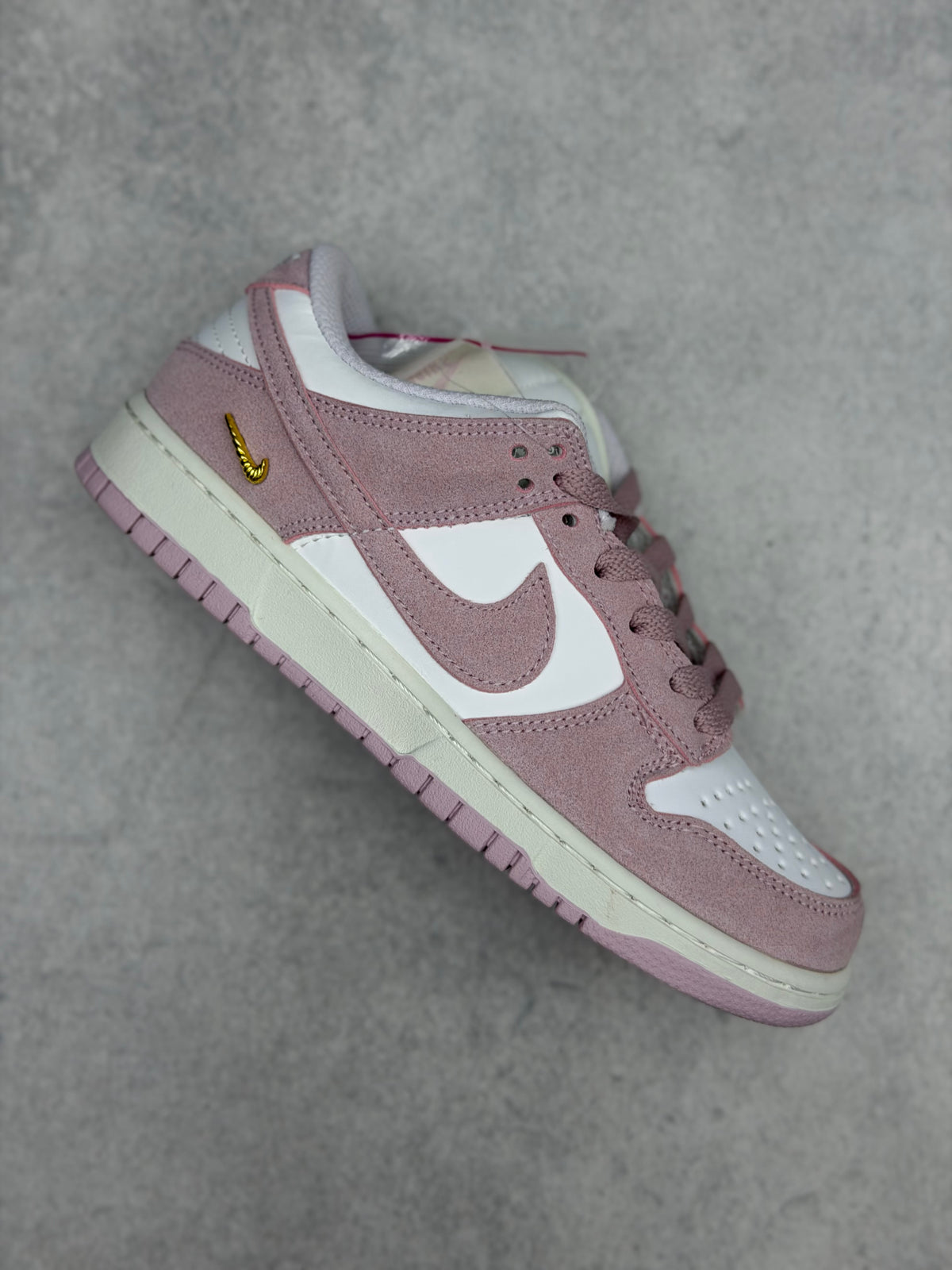 SB Dunk rosa blanco dama