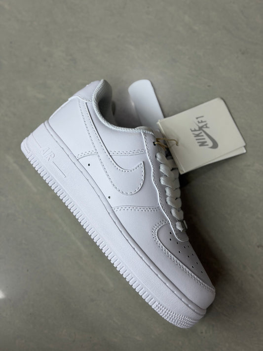 Air Force One clásicos blancos dama