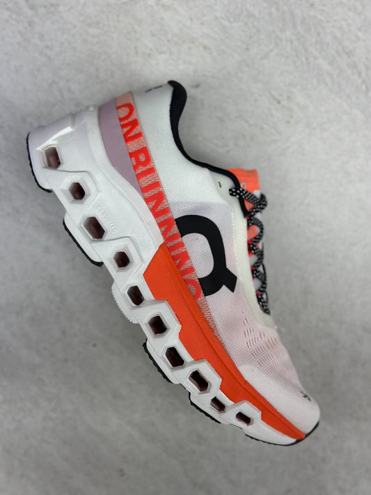On Cloud blanco naranja Caballero