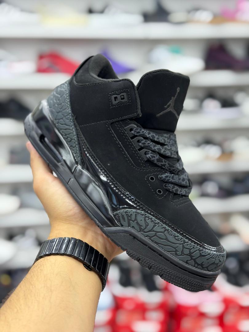 Retro 3 full black dama